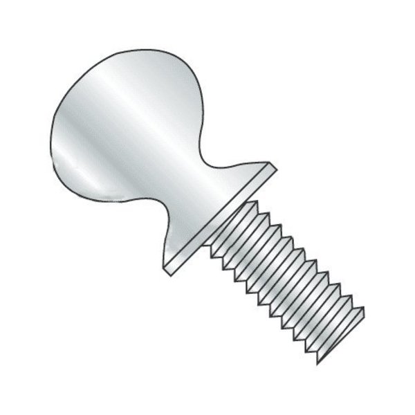 Newport Fasteners Thumb Screw, 1/4"-20 Thread Size, Spade, Zinc Plated Steel, 3/4 in Lg, 1500 PK 862672-1500